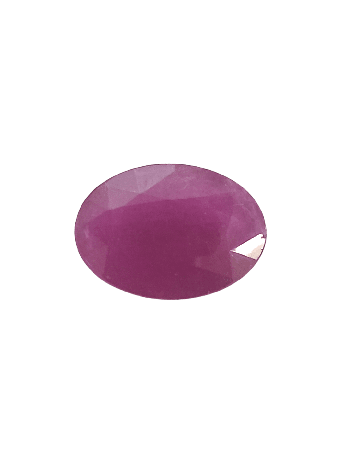 Lab-Certified Pure Ruby Manikya (Chuni) Oval Mix Stone - 7.10 Carat (RU-06)