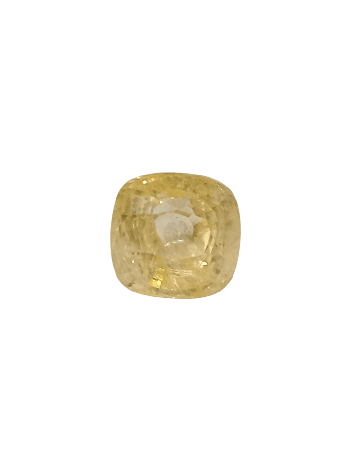 Original & Lab-Certified Yellow sapphire Ratna (Pushpragam Stone) Cushion Mix - 5.30 Carat (YS-34)