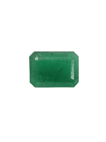 Lab-Certified Natural Emerald (Panna) Gemstone Emerald Cut - 4.10 (EM-05)