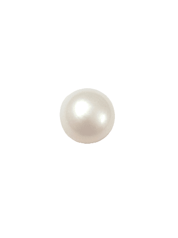 Lab-Certified & Energized White Pearl (Mukta) Gem Round - 4.60 Carat (PE-16)