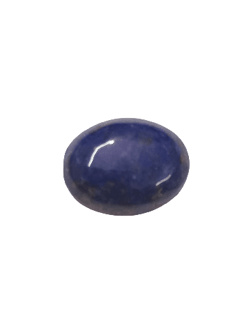 Lab Certified Real Lapi lazuli (Lazurite) Oval Cabachon Gemstone - 4.85 Carat (LA-26)