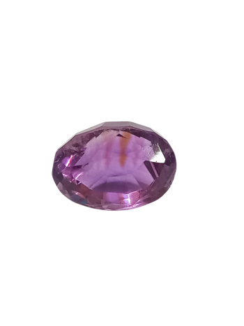 Lab-Certified & Energized Real Amethyst Stone (Jamunia Ratna) Oval Mix - 7.55 Carat (AM-11)