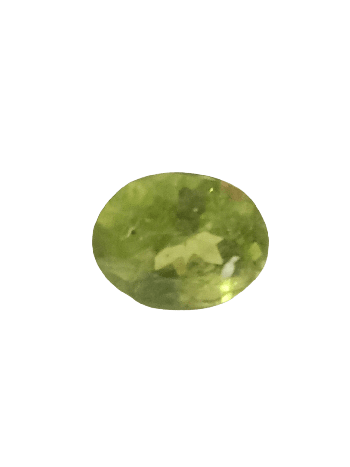 Lab-Certified Original Energized Peridot Gemstone (Zabarjad Stone) Oval Mix - 4.05 Carat (PD-09)