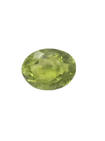 Lab-Certified Real Peridot Gemstone (Zabarjad Stone) Oval Mix - 4.85 Carat (PD-14)