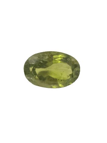 Lab-Certified Genuine Peridot Gemstone (Zabarjad Stone) Oval Mix - 3.90 Carat (PD-13)