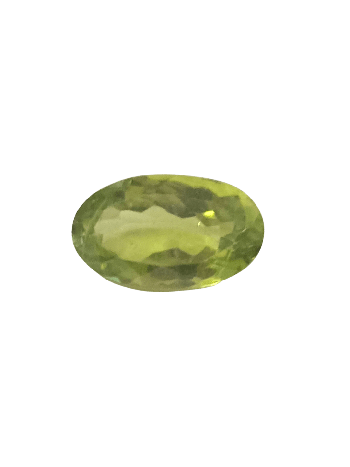 Lab-Certified Genuine Peridot Gemstone (Zabarjad Stone) Oval Mix - 3.70 Carat (PD-28)