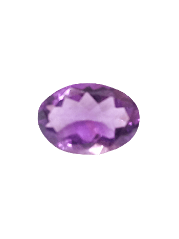 Lab-Certified & Natural Amythest Gemstone (Jamuniya) Oval Mix - 4.45 Carat (AM-20) 