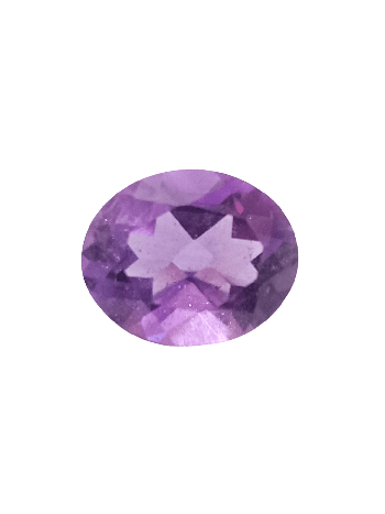 Natural & Lab-Certified Amethyst Stone (Katela Gemstone) Oval Mix - 3.55 Carat (AM-34)