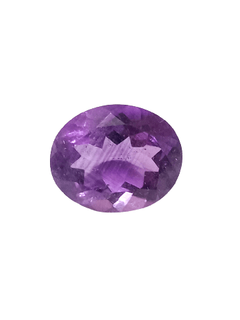 Lab-Certified & Original Amethyst Stone (Jamunia Ratan) Oval Mix - 4.80 Carat (AM-01)