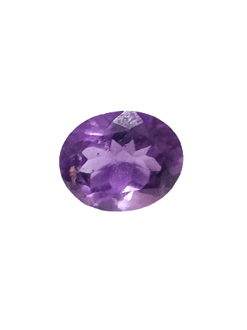 Certified & Pure Amythest Stone (Jamunia Ratan) Oval Mix - 4.70 Carat (AM-22)