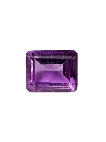 Lab-Certified & Energized Amethyst Stone (Jamunya) Emerald Cut - 3.55 Carat (AM-56)