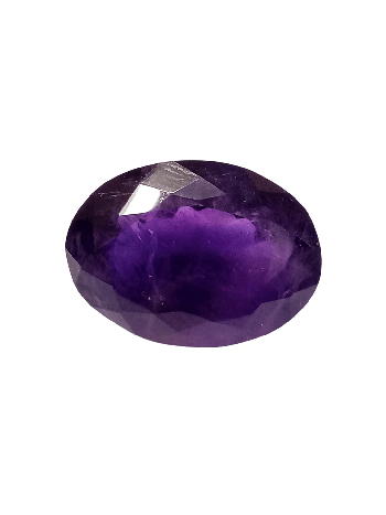 Lab-Certified & Original Amethyst Stone (Jamunia Ratan) Oval Mix - 9.60 Carat (AM-57)