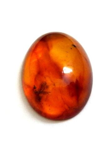 Natural Amber Gemstone Oval Cabochon 2.90 Carat (AR-03)