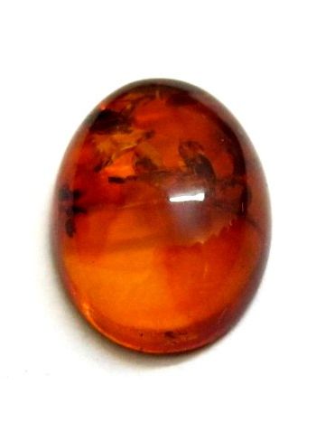 Natural Amber Oval Cabochon Gemstone -3.45 Carat (AR-04)