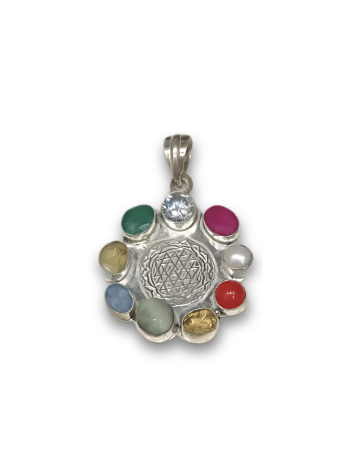 Navratna-Shree-Yantra-Pendant
