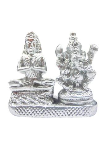 Parad (Mercury) Maa Parvati Ganesh - 50 gm (PAPG-001)