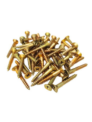 Brass Screw Medium 50 - Strong, Corrosion-Proof & ideal for multiple applications (PVBSM-001)