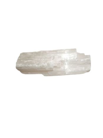 Energized Selenite Crystal Quartz Healing Stone 100 gm - (HESS-002)