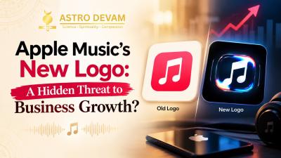 Apple Music&rsquo;s New Logo: A Hidden Warning About Its Future? | An Insightful Logo Shastra Analysis by Dr. Achary Kalki Krishnan Ji