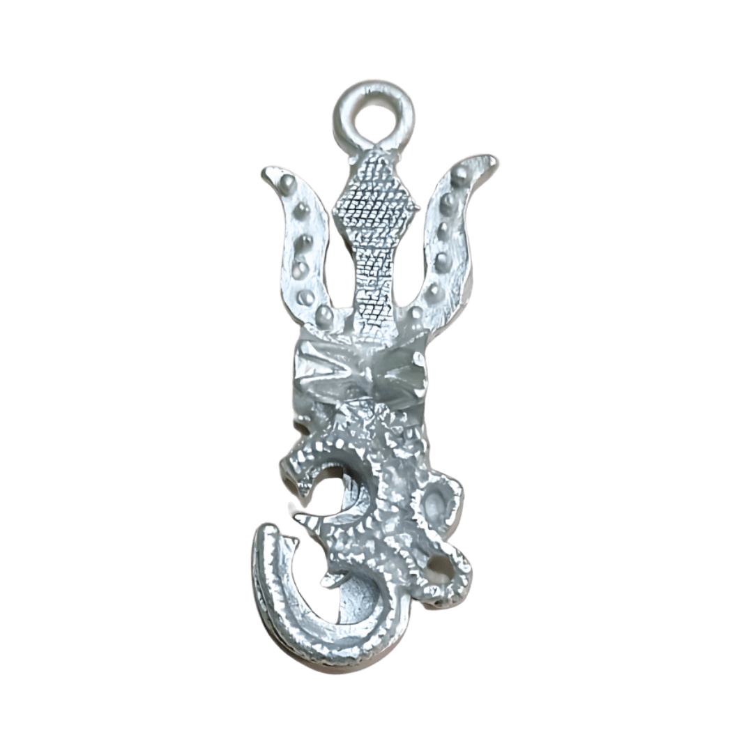 Parad Om Trishul Pendant