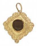 Hessonite (Gomed) Pendants